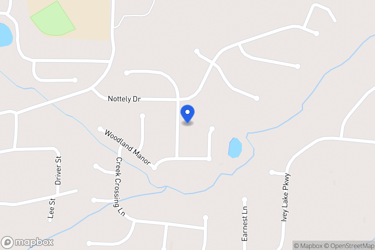 Map of 526 Lanier Way