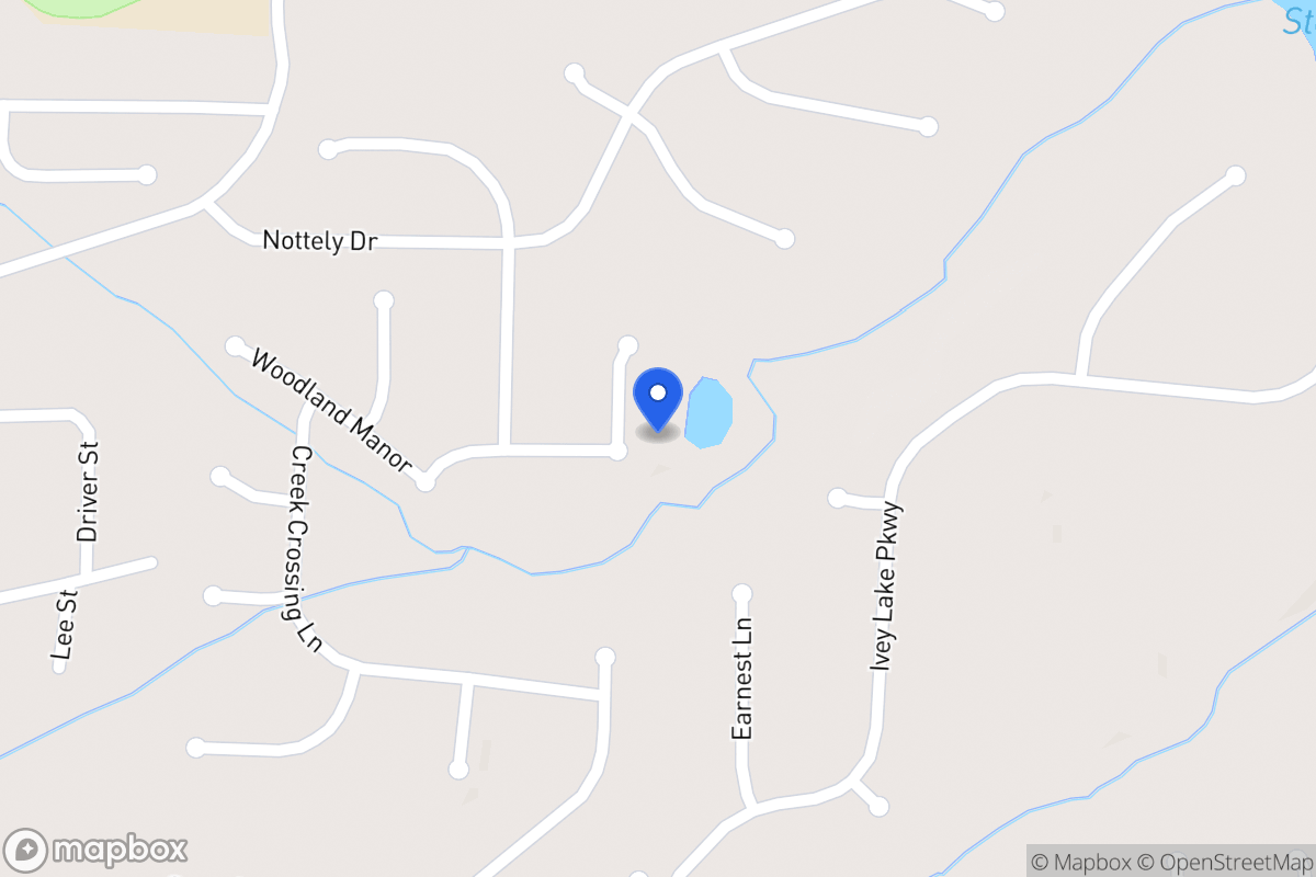 Map of 654 Blackshear Trl