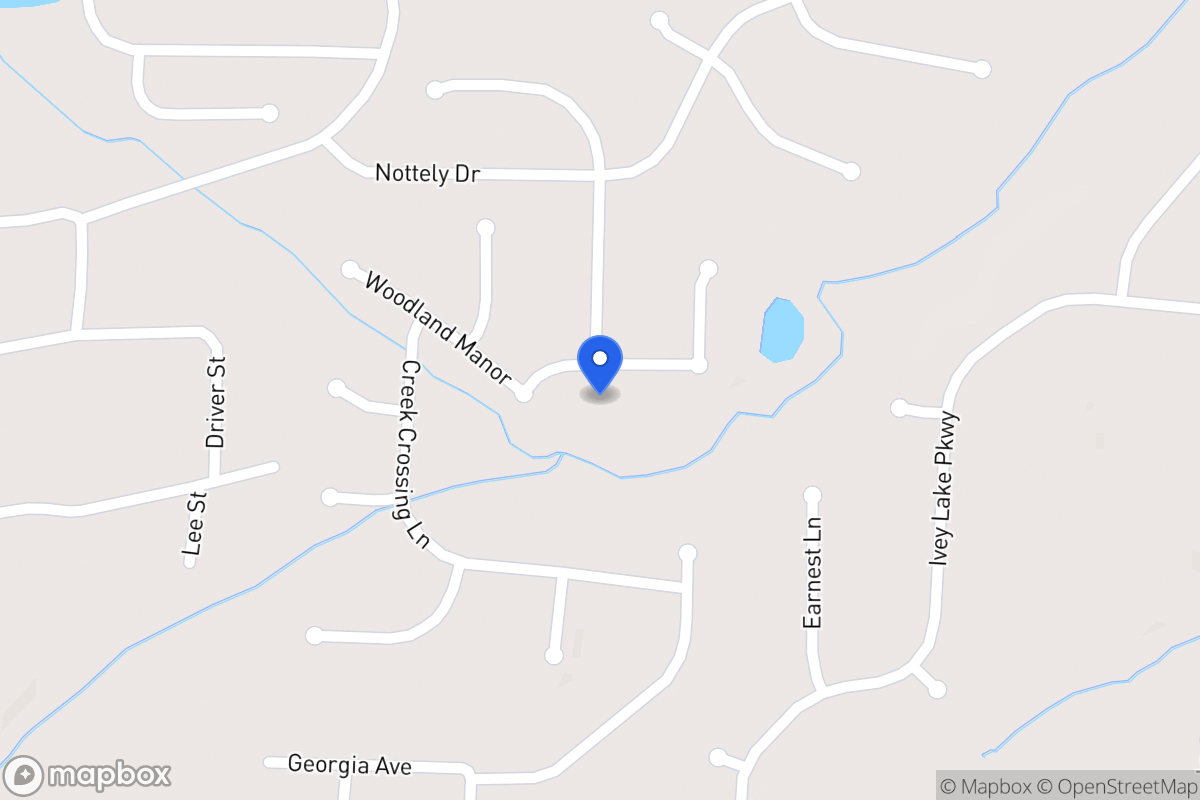 Map of 638 Blackshear Trl