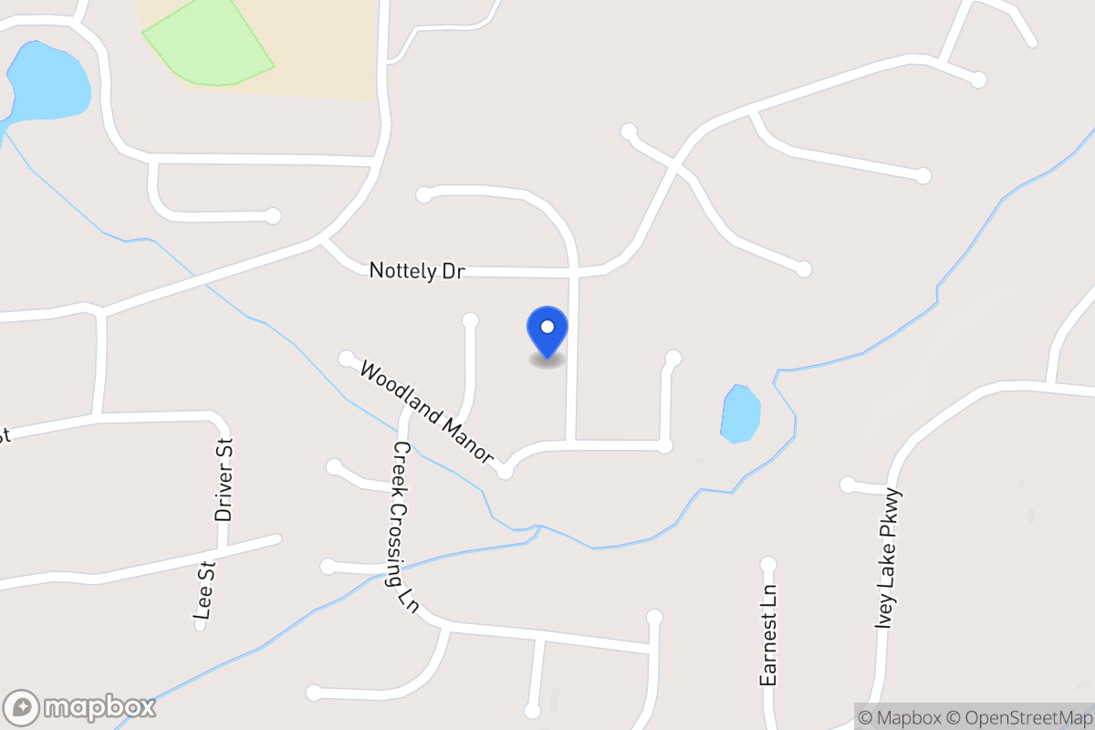 Map of 527 Lanier Way