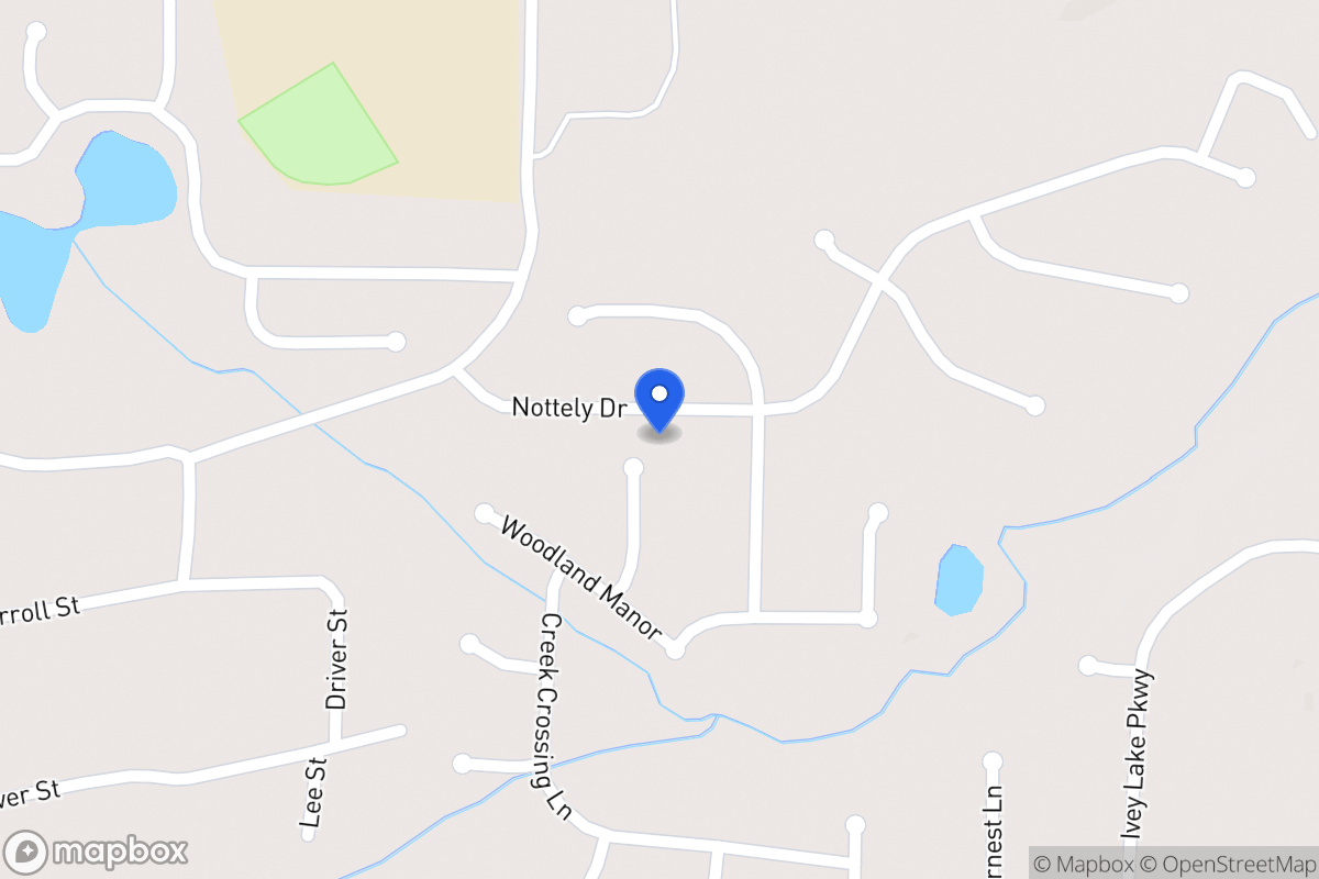 Map of 421 Nottely Dr