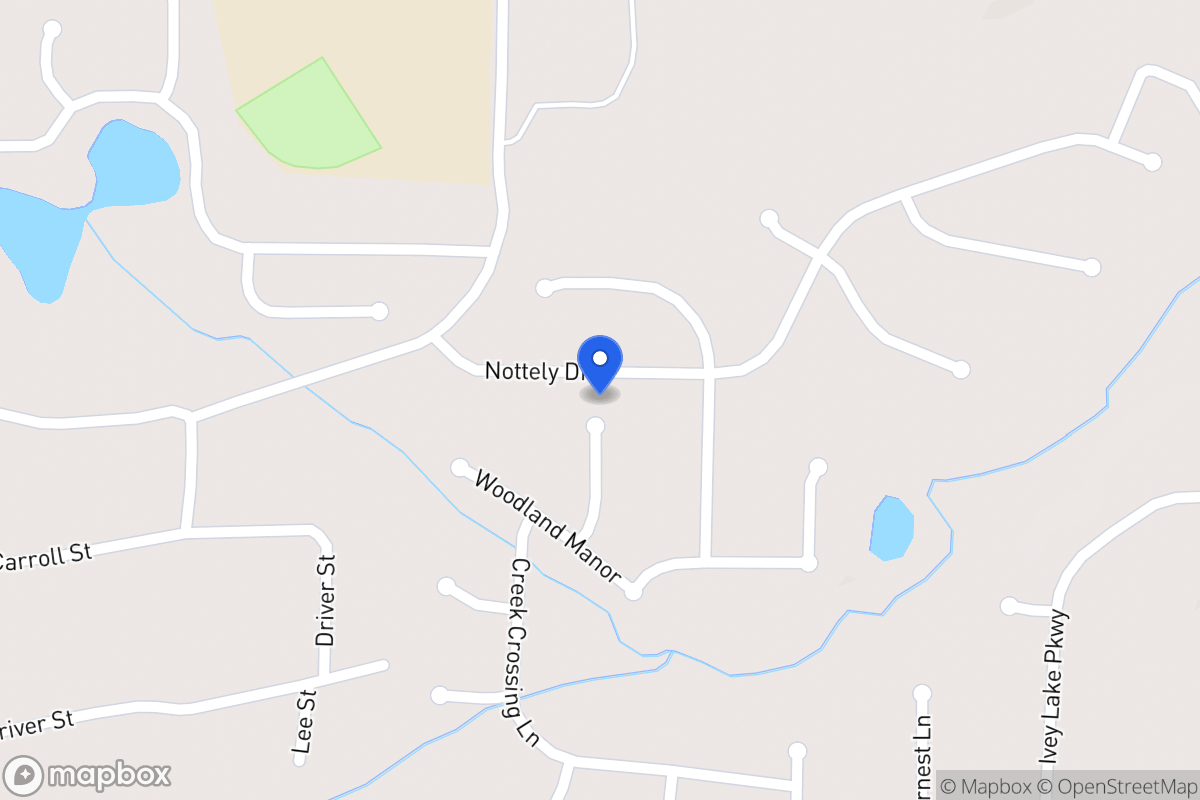 Map of 419 Nottely Dr