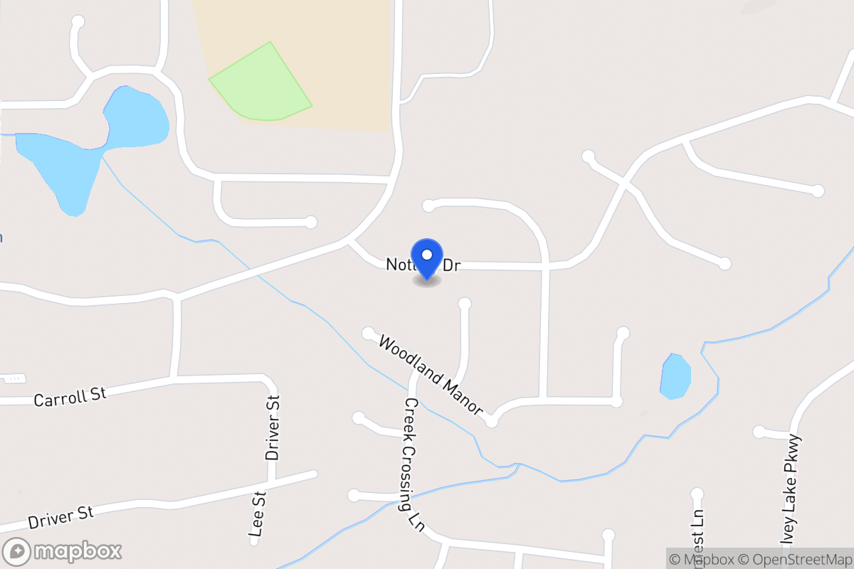 Map of 413 Nottely Dr