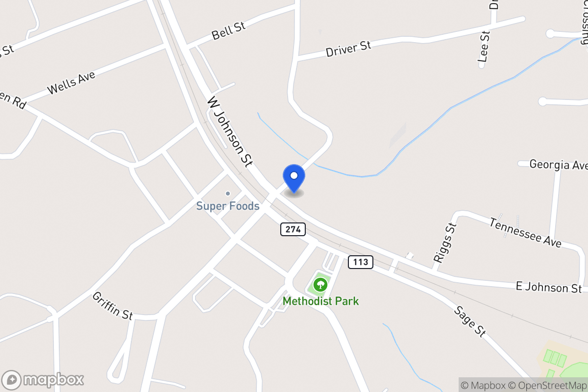 Map of 18 E Johnson St