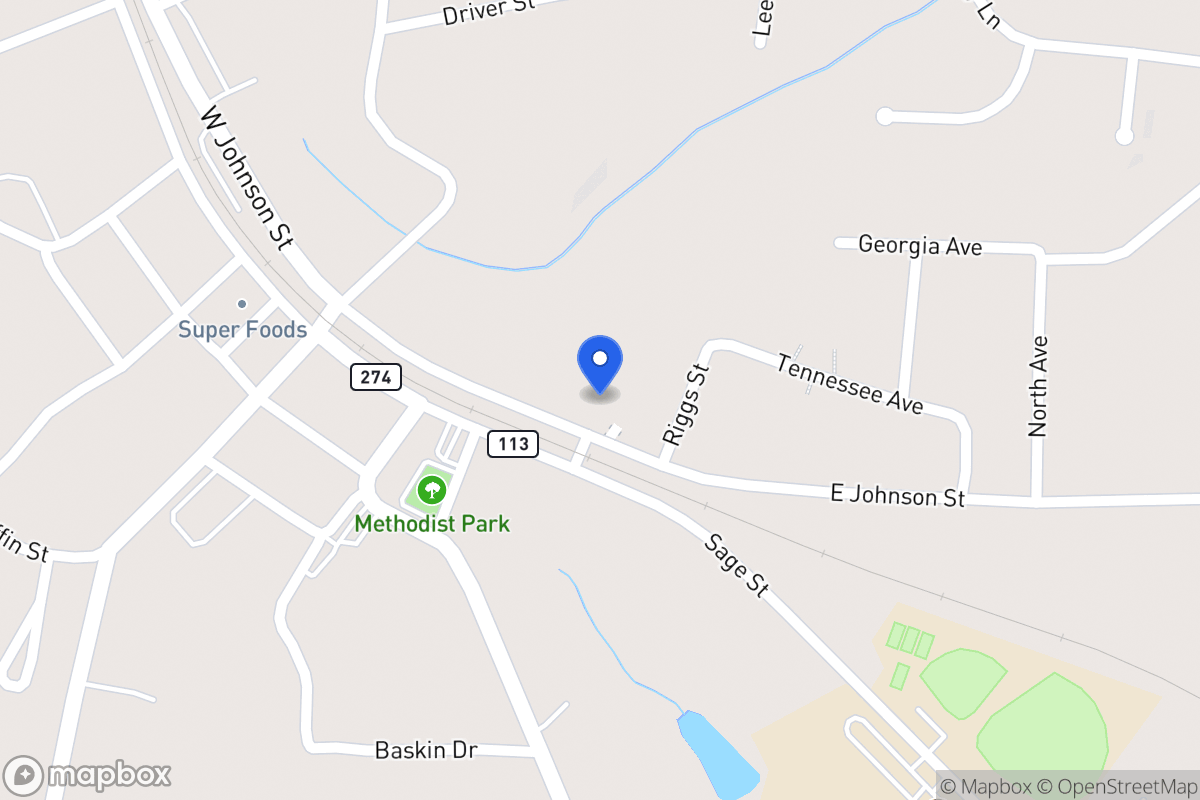 Map of 90 E Johnson St