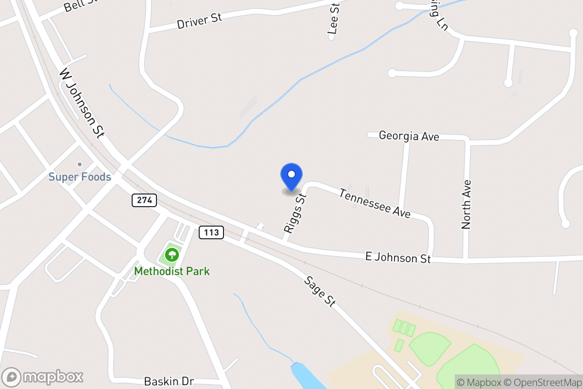 Map of 40 Riggs St