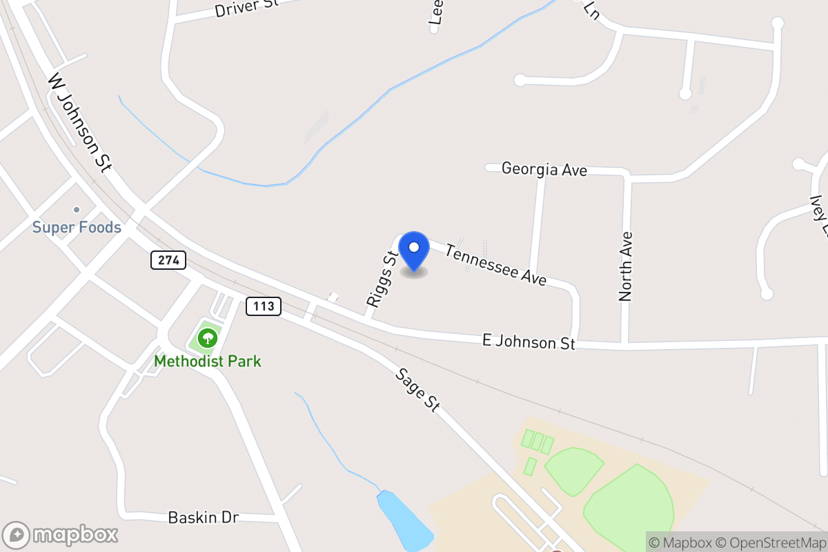 Map of 25 Riggs St