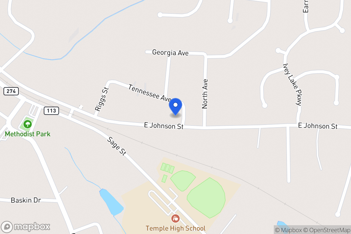 Map of 208 E Johnson St