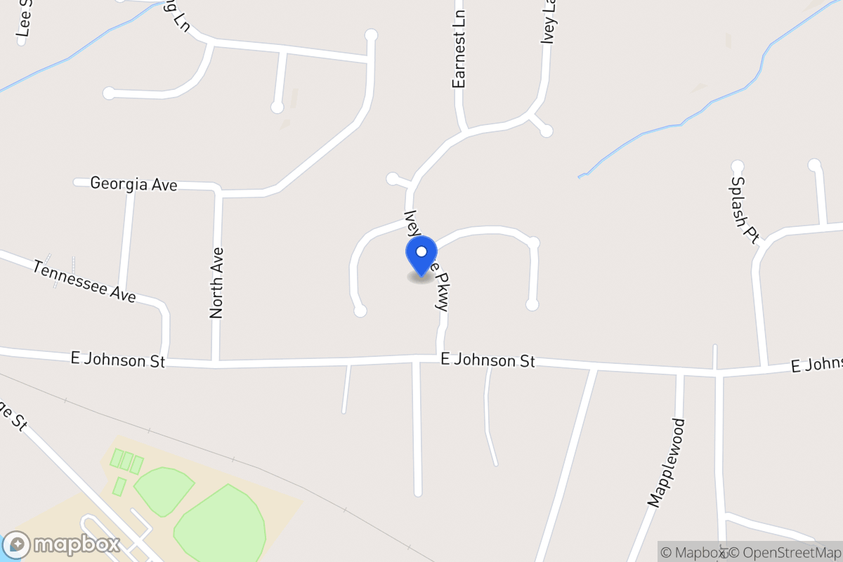 Map of 110 Ivey Lake Pkwy