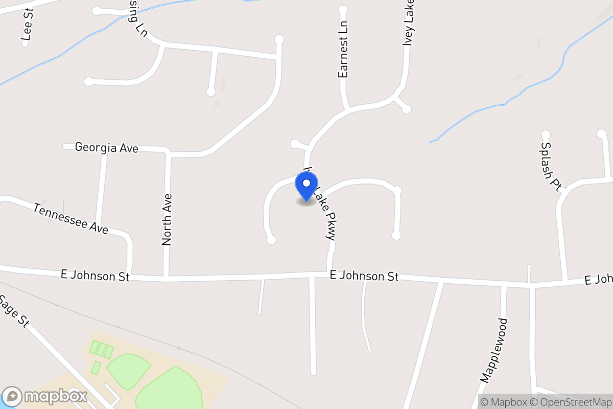 Map of 116 Ivey Lake Pkwy