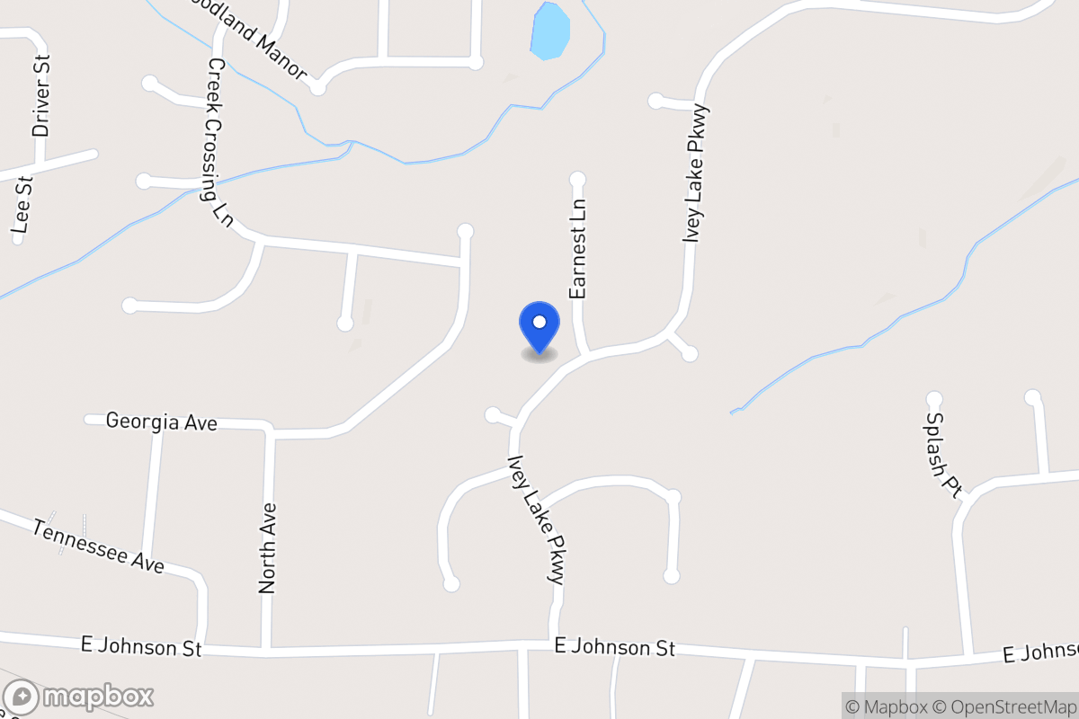 Map of 132 Ivey Lake Pkwy