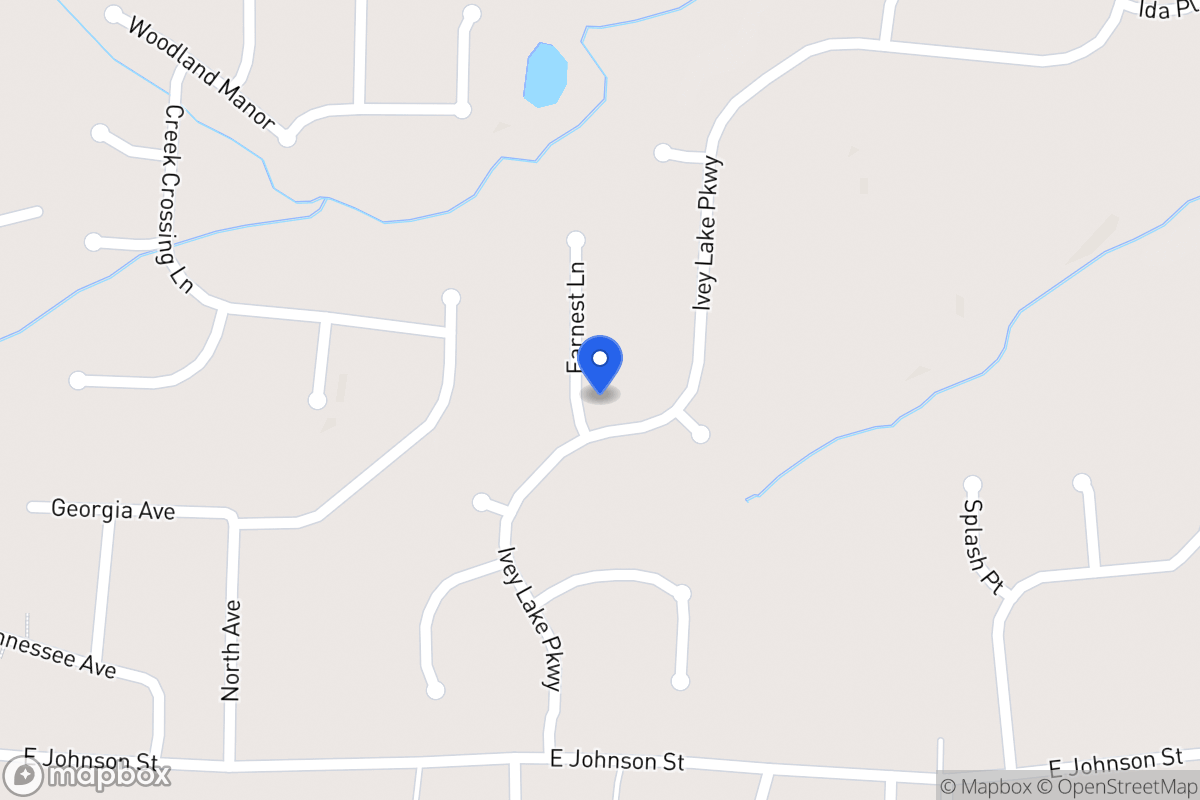 Map of 140 Ivey Lake Pkwy