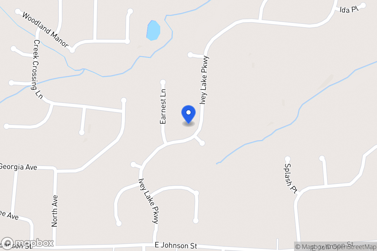 Map of 152 Ivey Lake Pkwy