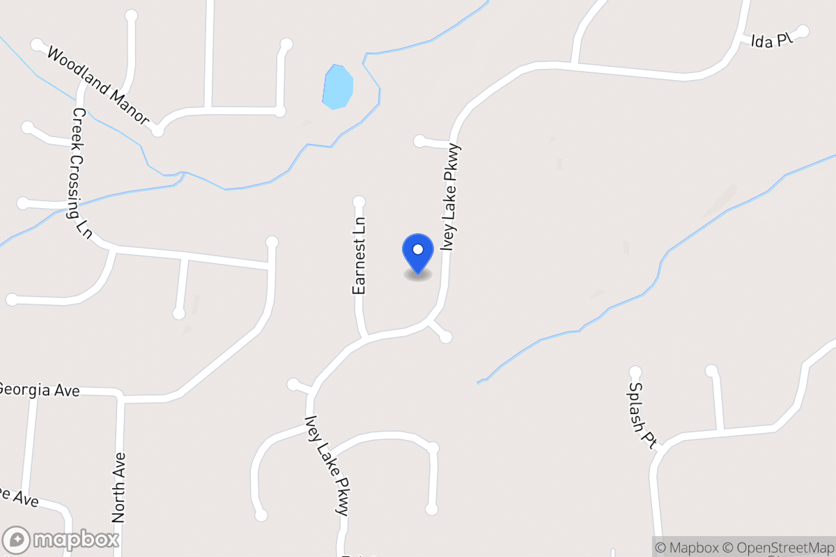 Map of 160 Ivey Lake Pkwy