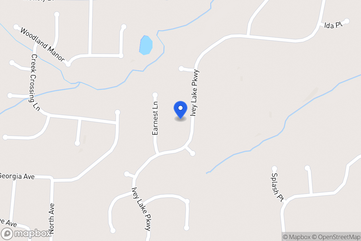 Map of 164 Ivey Lake Pkwy