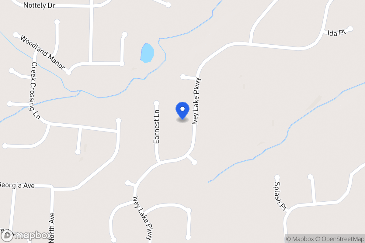 Map of 168 Ivey Lake Pkwy
