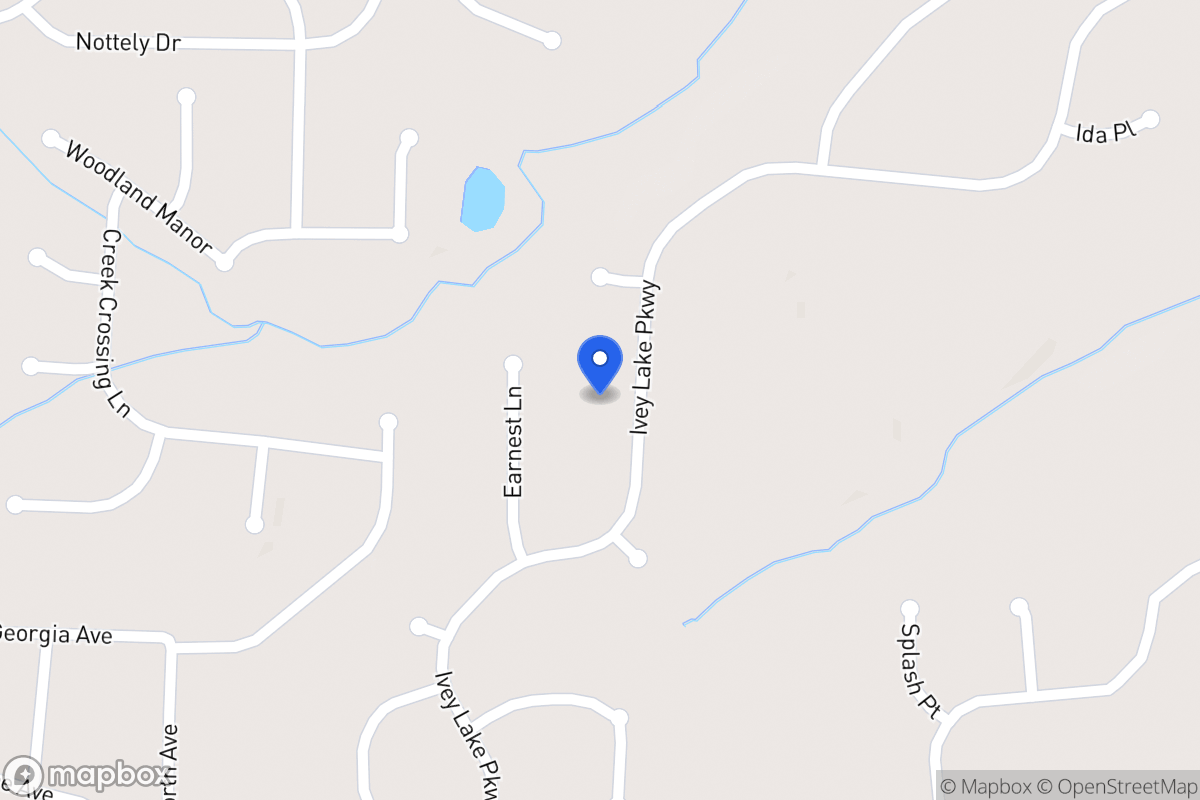 Map of 172 Ivey Lake Pkwy