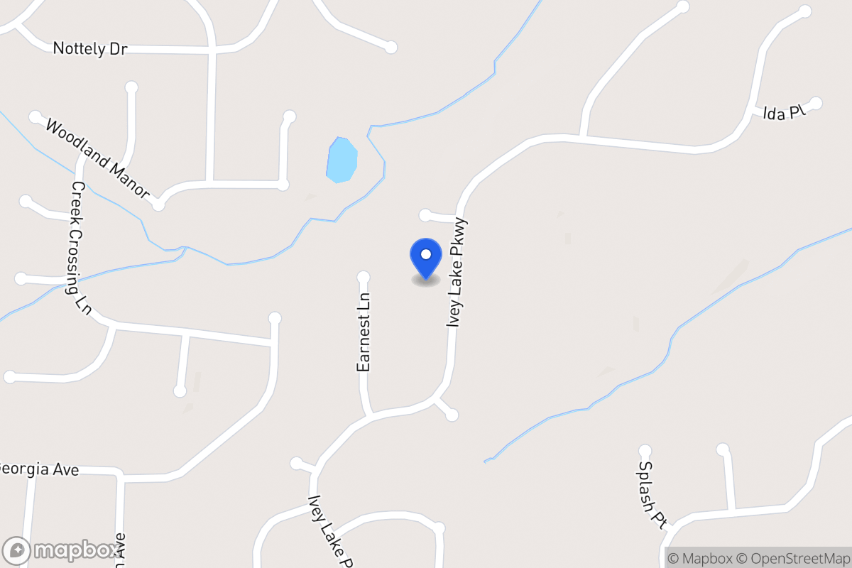 Map of 176 Ivey Lake Pkwy