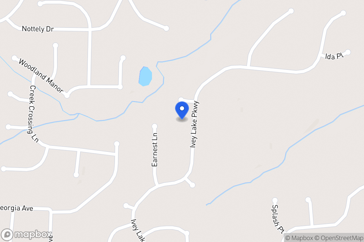 Map of 180 Ivey Lake Pkwy