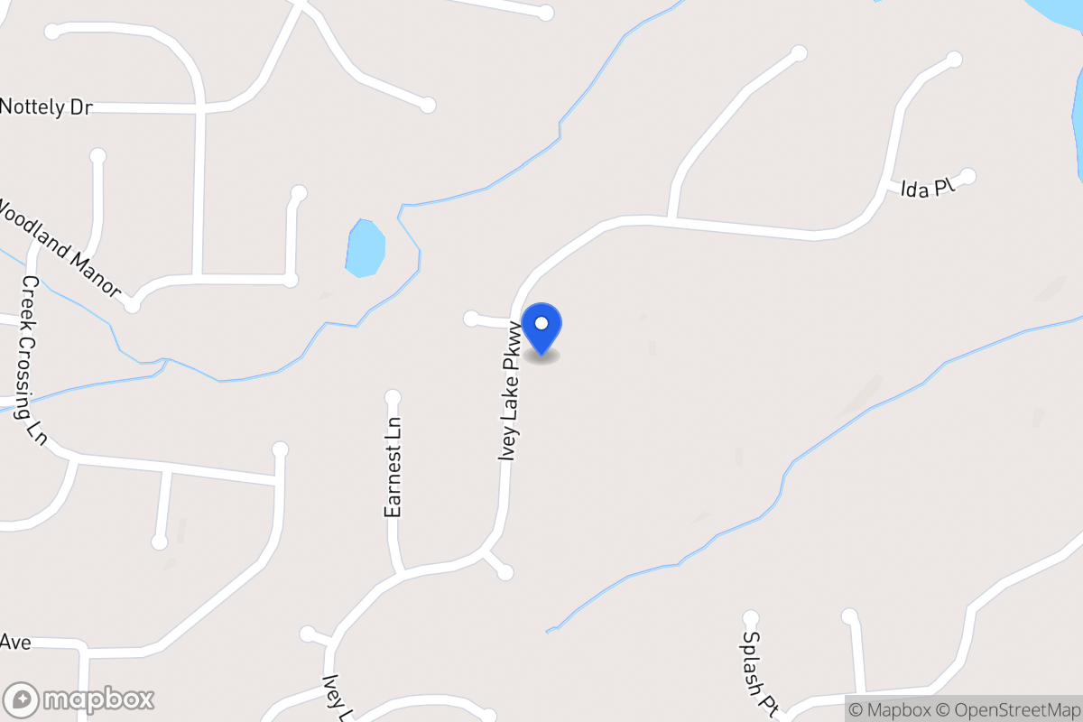 Map of 183 Ivey Lake Pkwy
