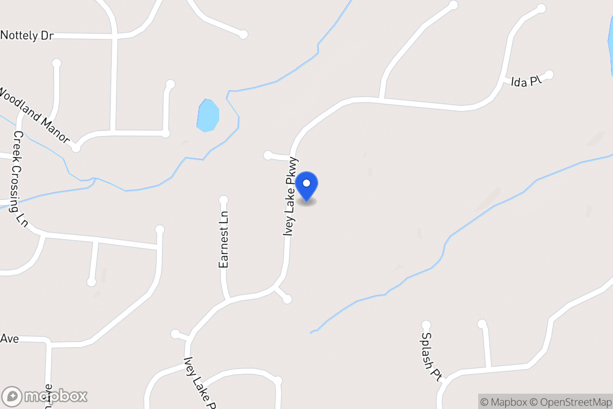 Map of 175 Ivey Lake Pkwy