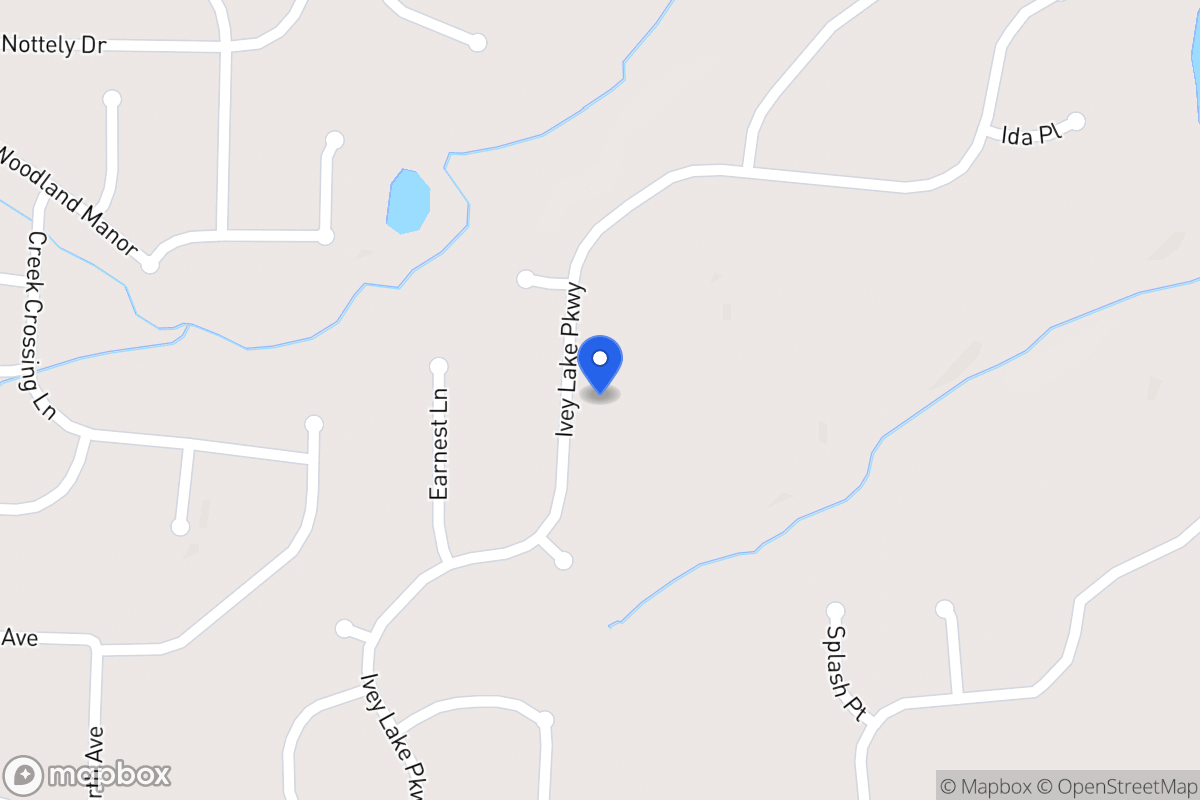 Map of 171 Ivey Lake Pkwy