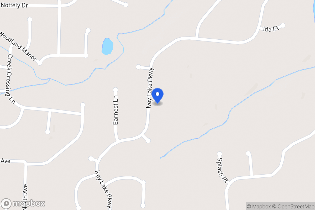 Map of 167 Ivey Lake Pkwy