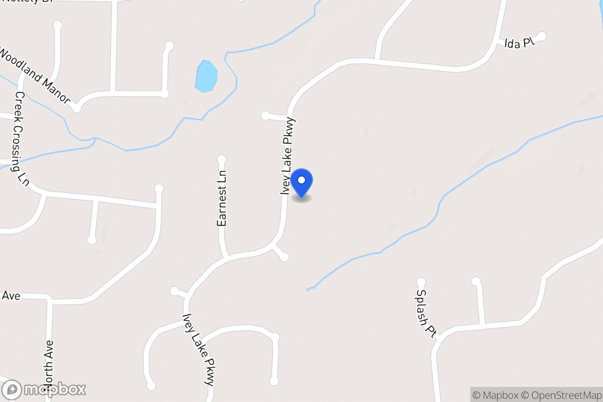 Map of 163 Ivey Lake Pkwy