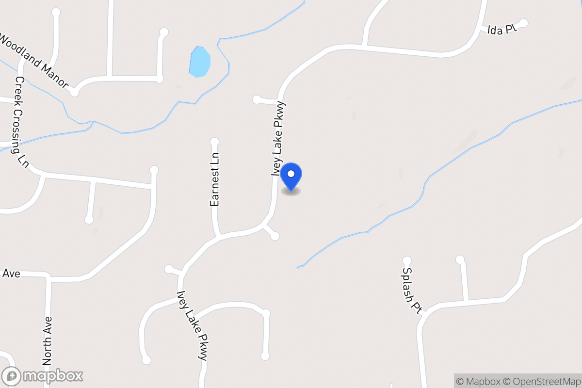 Map of 159 Ivey Lake Pkwy