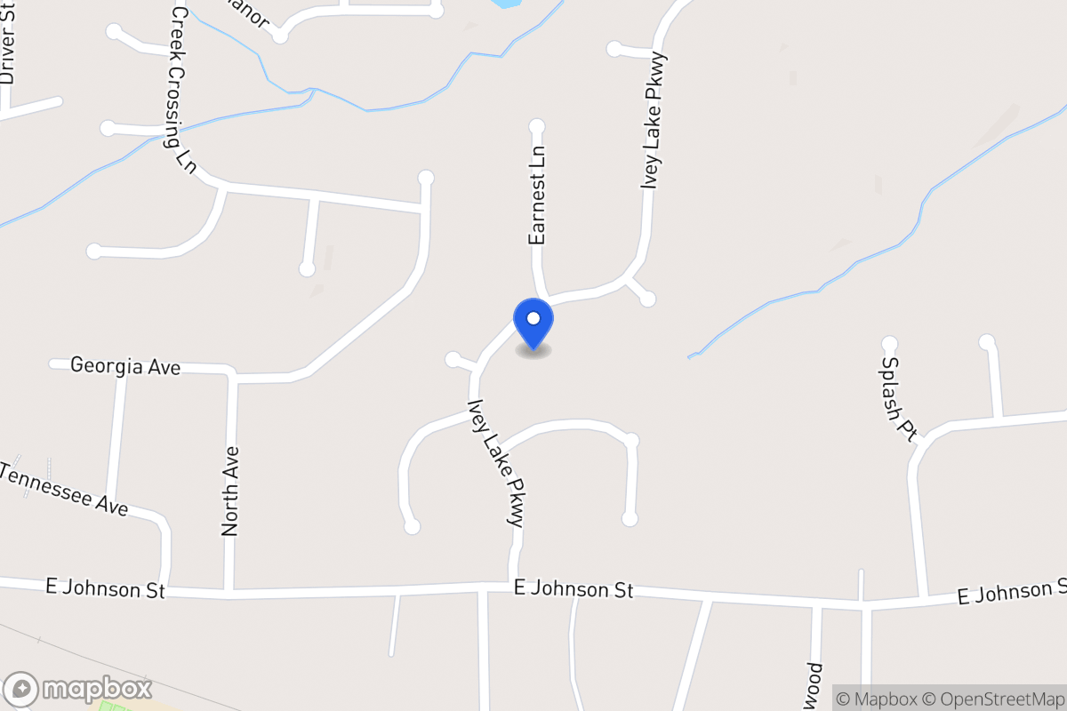 Map of 131 Ivey Lake Pkwy
