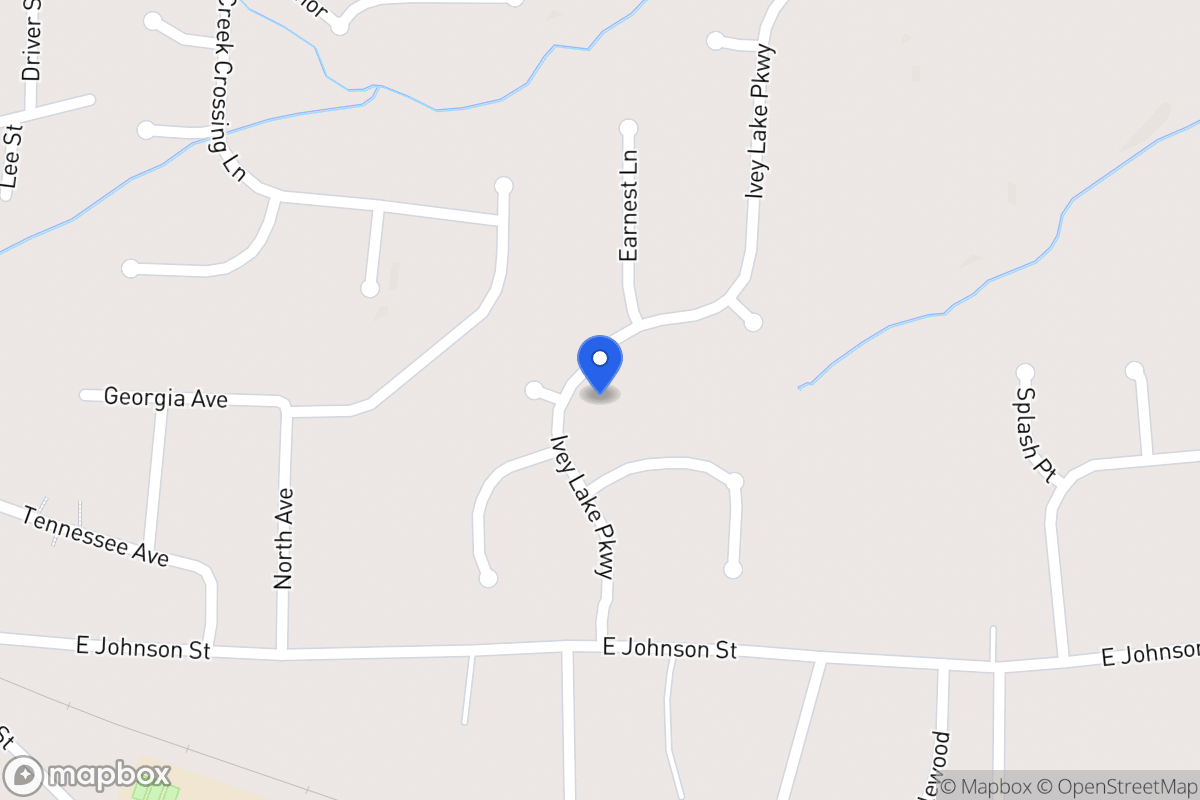 Map of 127 Ivey Lake Pkwy