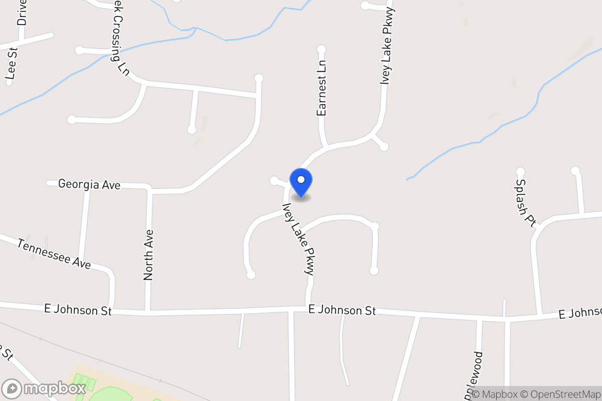 Map of 123 Ivey Lake Pkwy