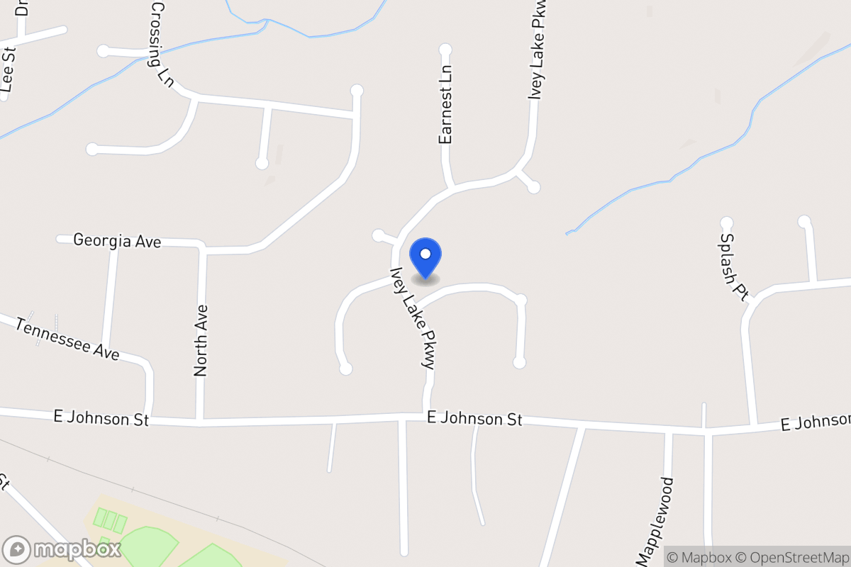 Map of 119 Ivey Lake Pkwy