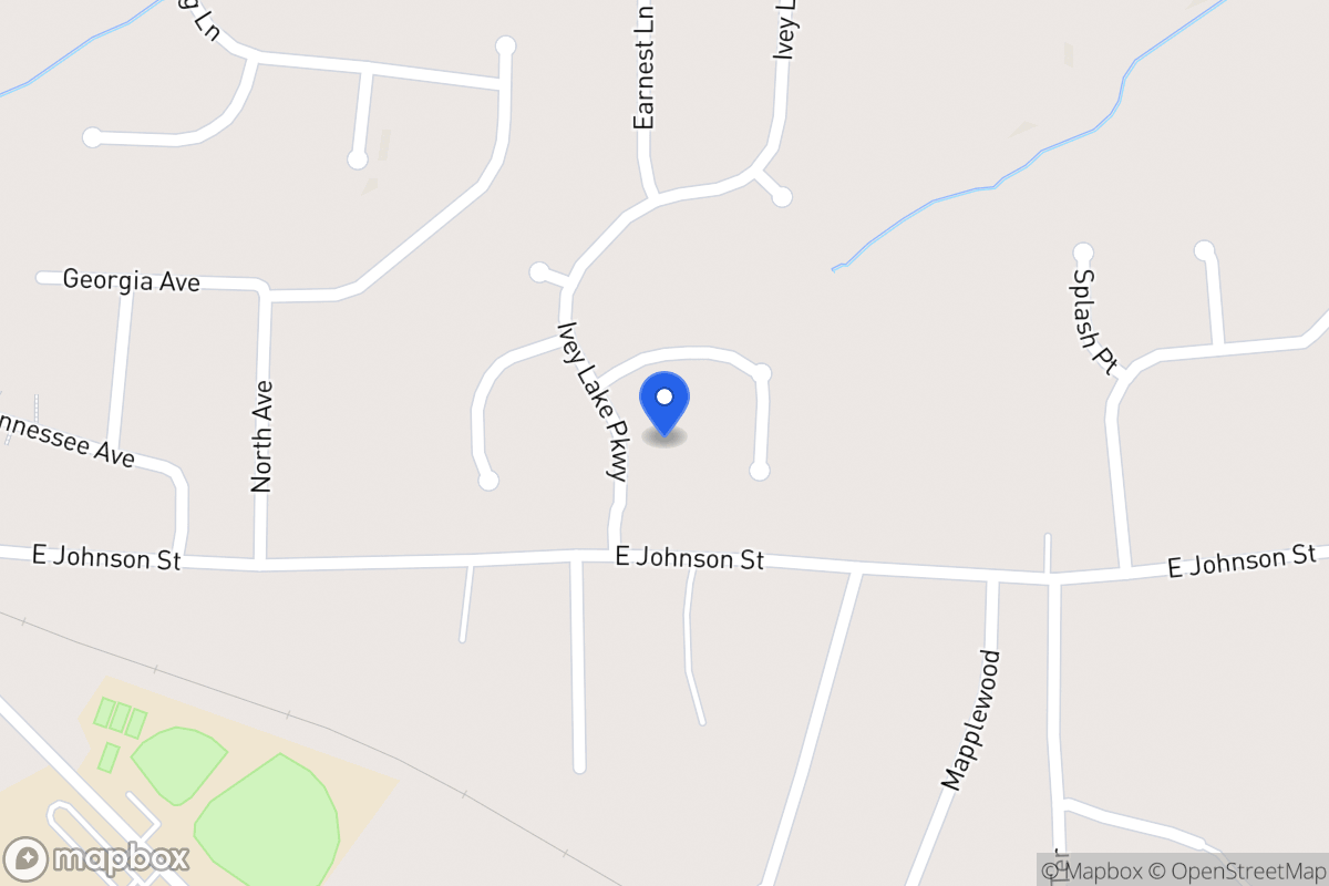 Map of 109 Ivey Lake Pkwy