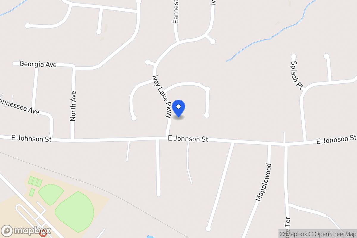 Map of 105 Ivey Lake Pkwy