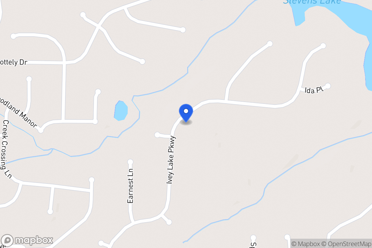 Map of 197 Ivey Lake Pkwy