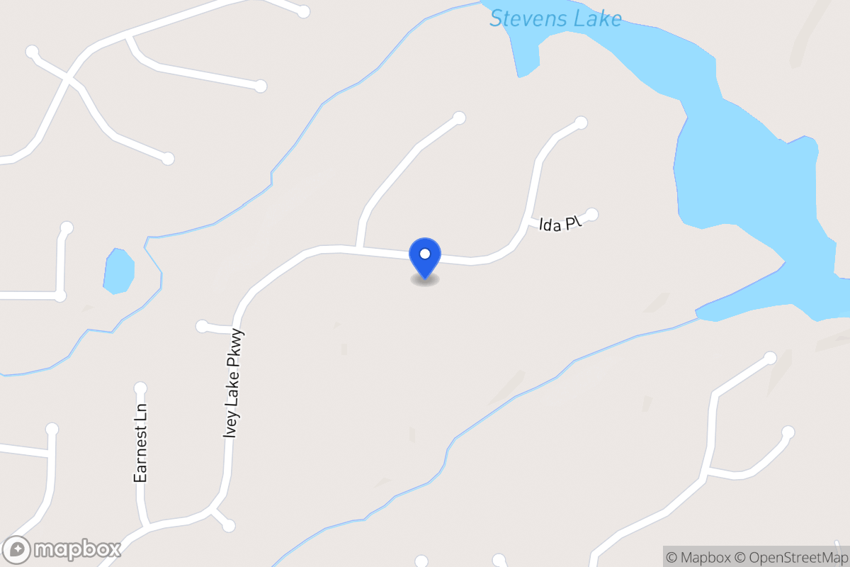 Map of 241 Ivey Lake Pkwy