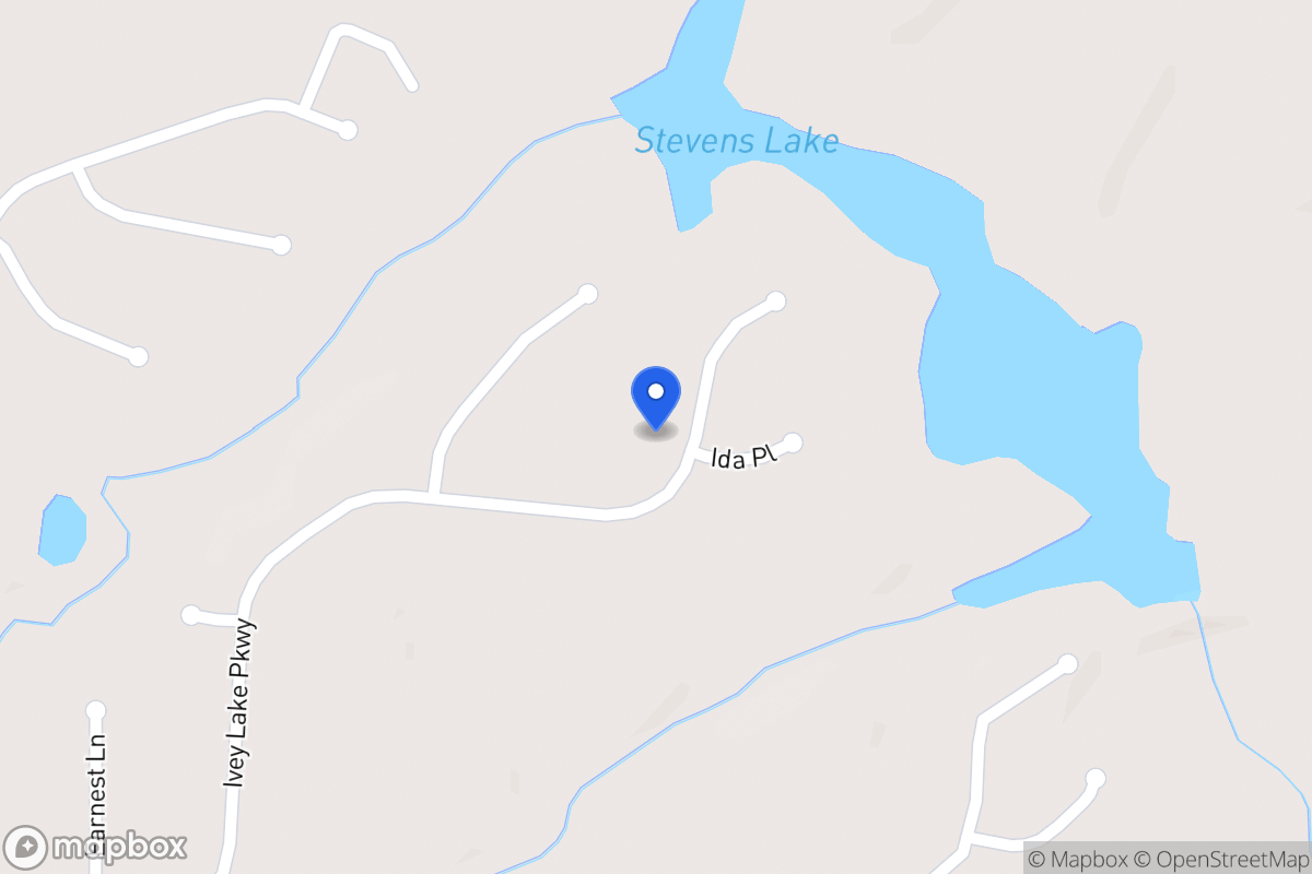 Map of 268 Ivey Lake Pkwy