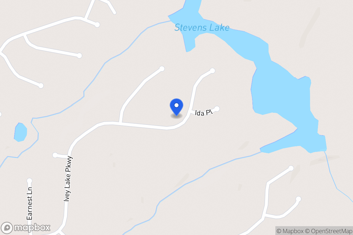 Map of 260 Ivey Lake Pkwy