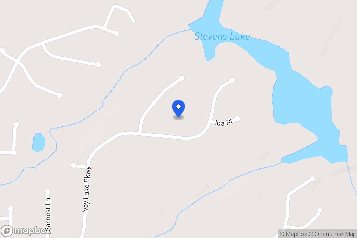 Map of 244 Ivey Lake Pkwy