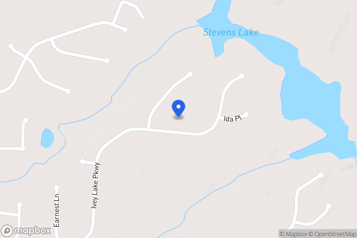 Map of 240 Ivey Lake Pkwy