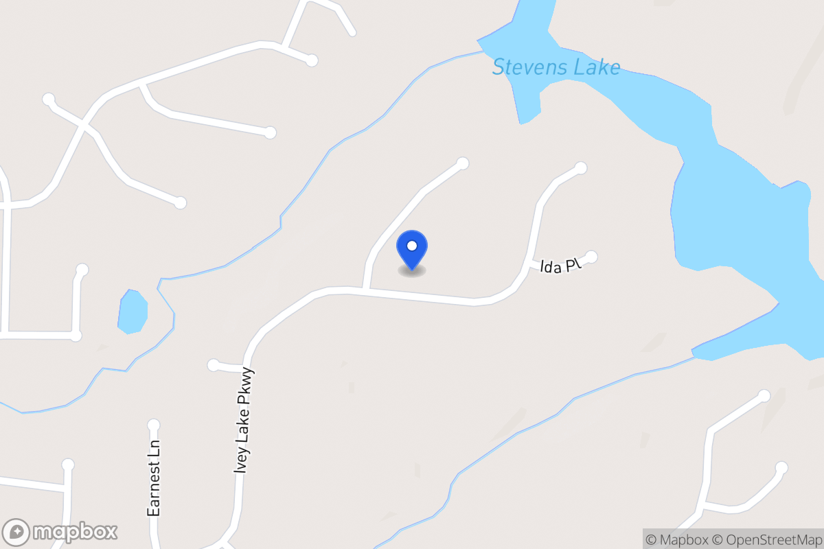 Map of 236 Ivey Lake Pkwy