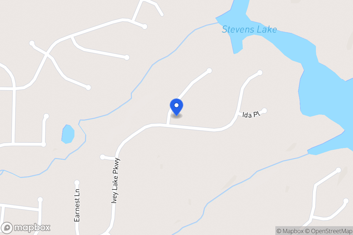 Map of 232 Ivey Lake Pkwy
