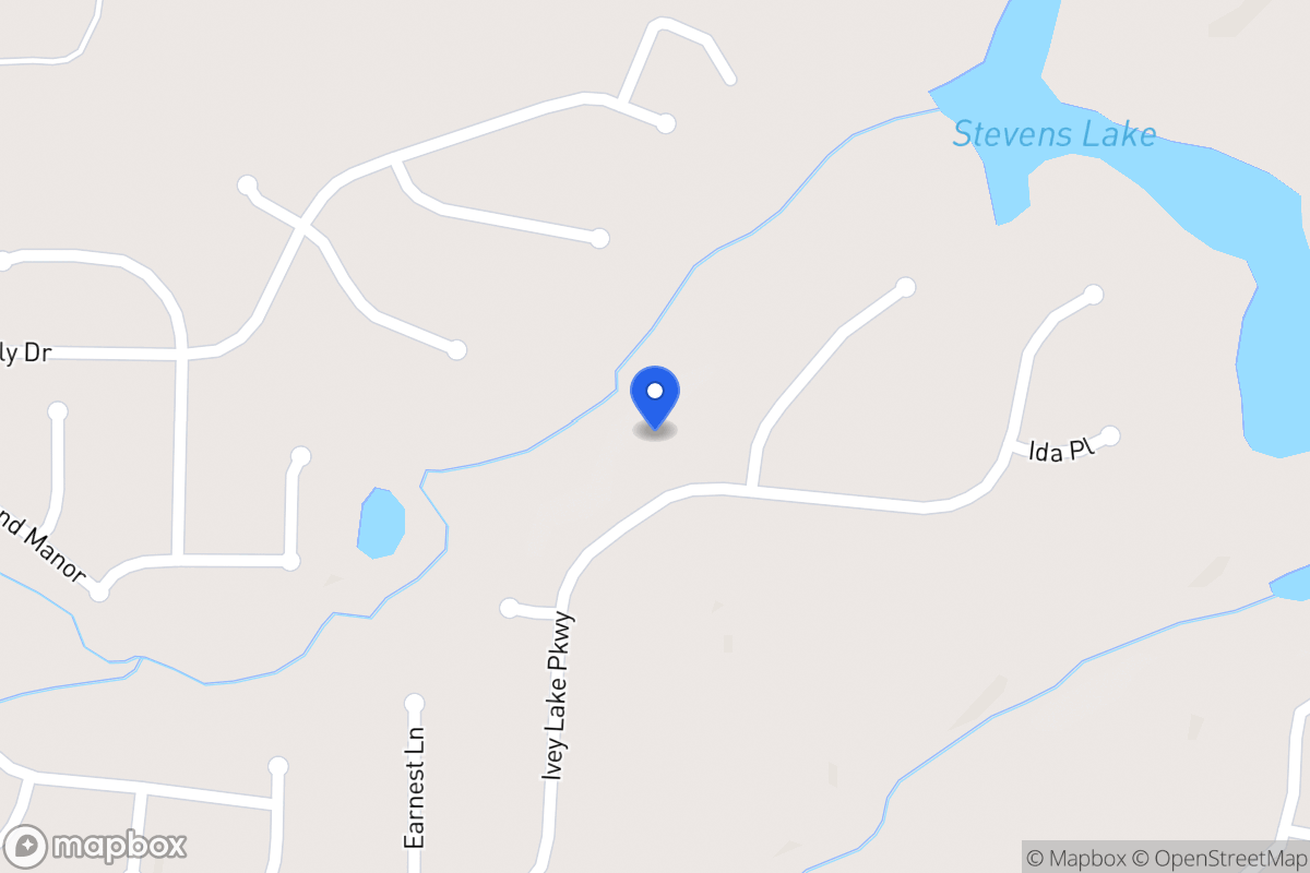 Map of 216 Ivey Lake Pkwy
