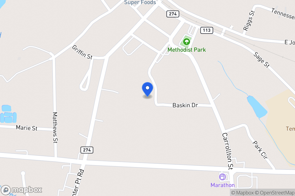 Map of Baskin Dr
