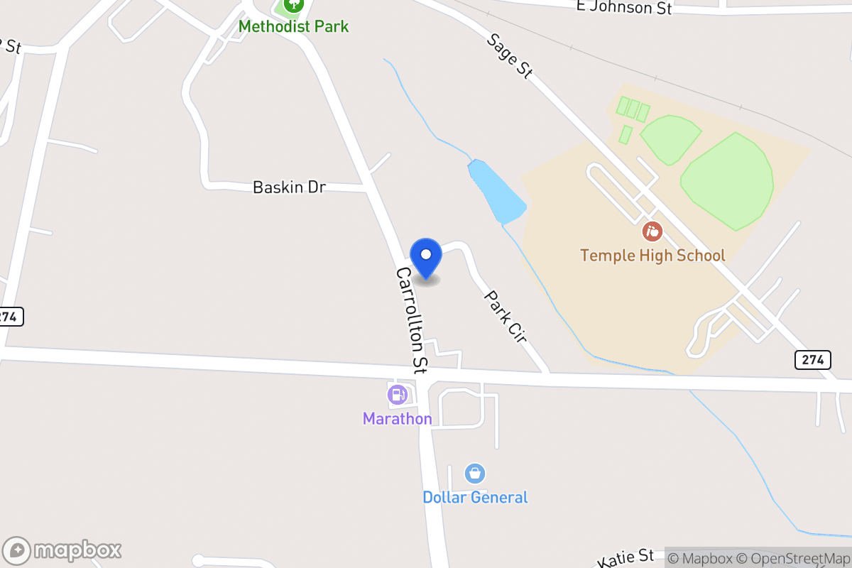 Map of 164 Carrollton St
