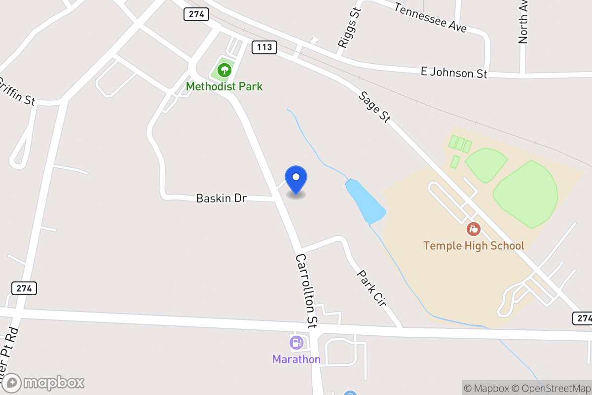 Map of 138 Carrollton St