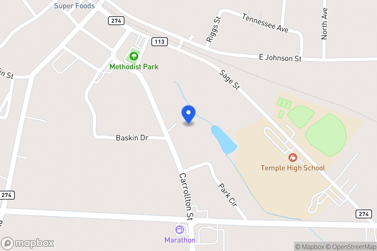 Map of 126 Carrollton St