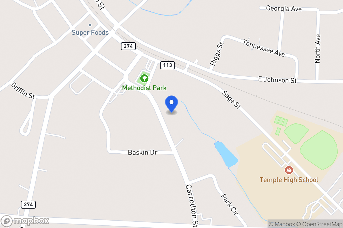 Map of 92 Carrollton St
