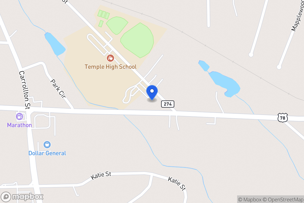 Map of 628 Sage St